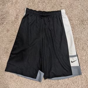Black Athletic Nike Shorts Youth Large.